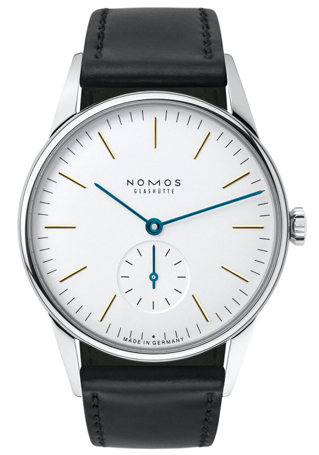 Nomos Glashutte Watch Orion Sapphire Crystal - White