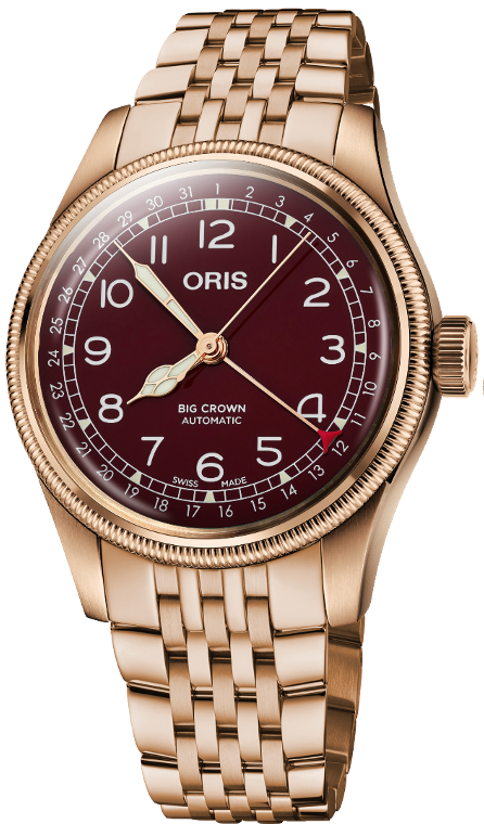 Oris Watch Big Crown Pointer Date Bronze Red - Red