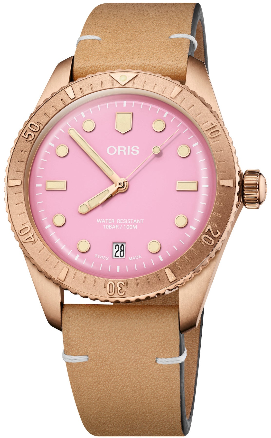 Oris Watch Divers Sixty-Five Cotton Candy Lipstick Pink - Pink