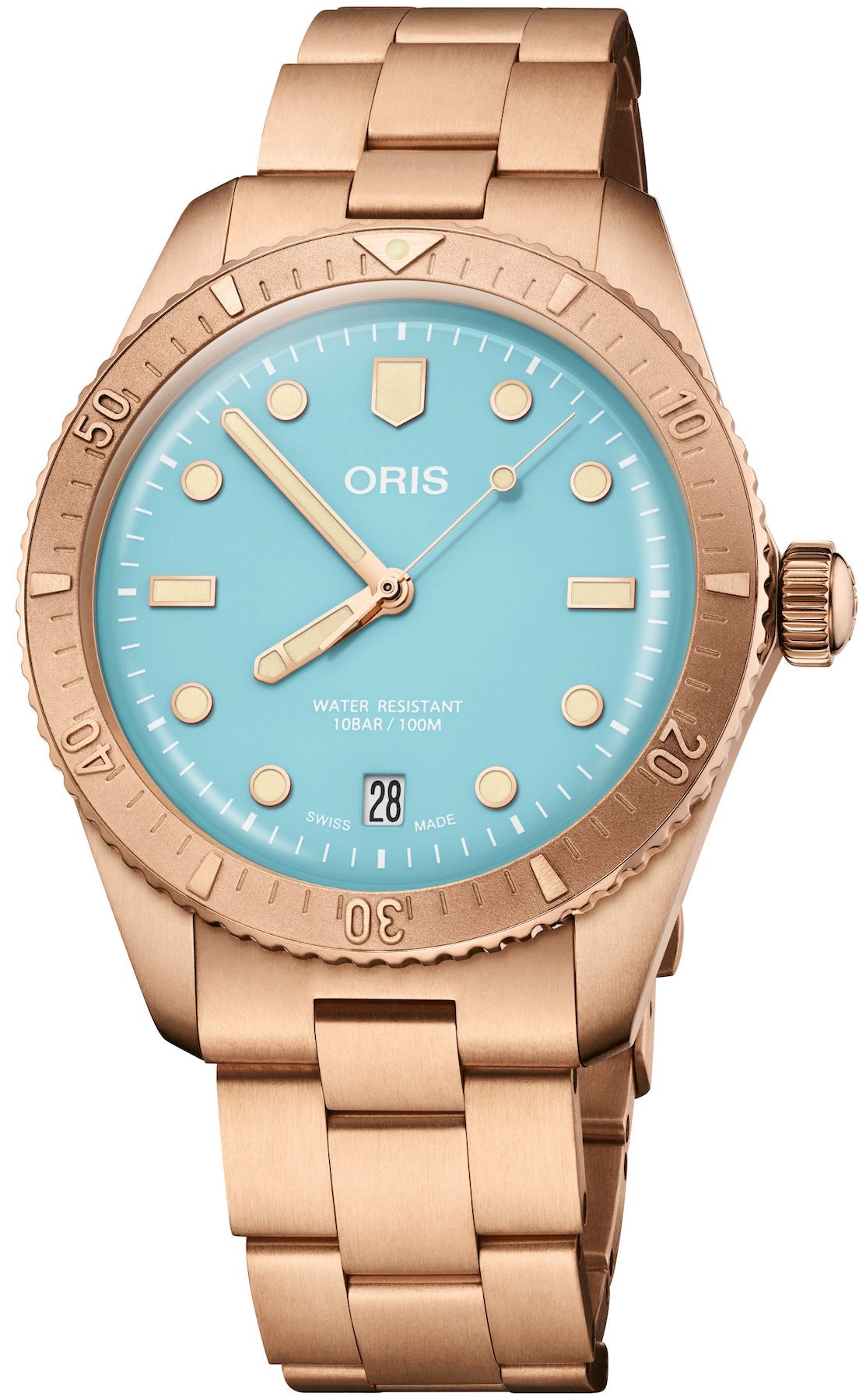Oris Watch Divers Sixty-Five Cotton Candy Sky Blue Bracelet - Blue
