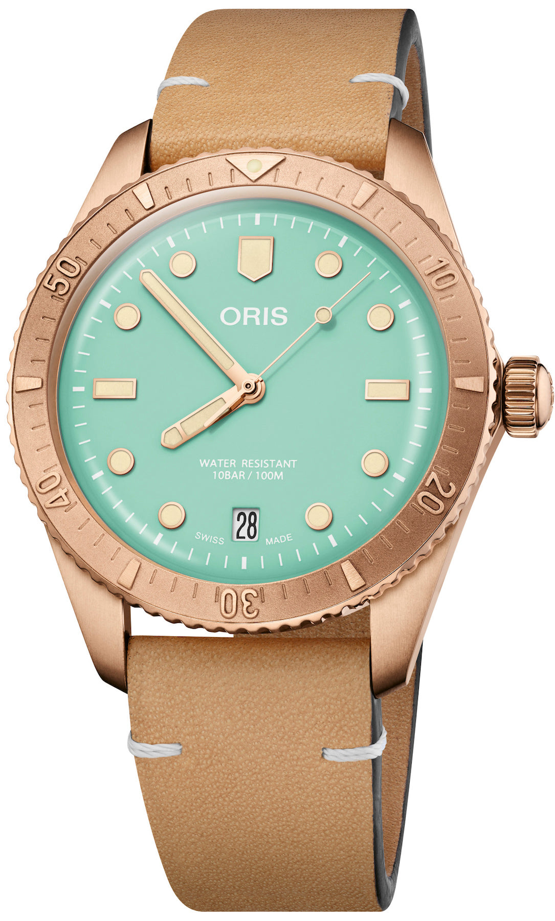 Oris Watch Divers Sixty-Five Cotton Candy Wild Green - Green