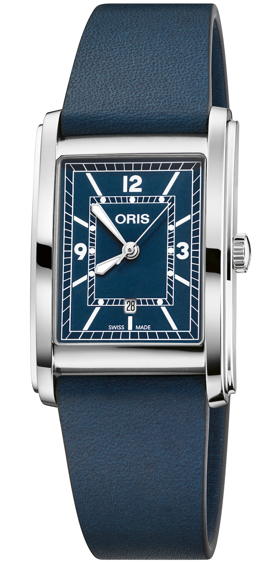 Oris Watch Rectangular Blue - Blue