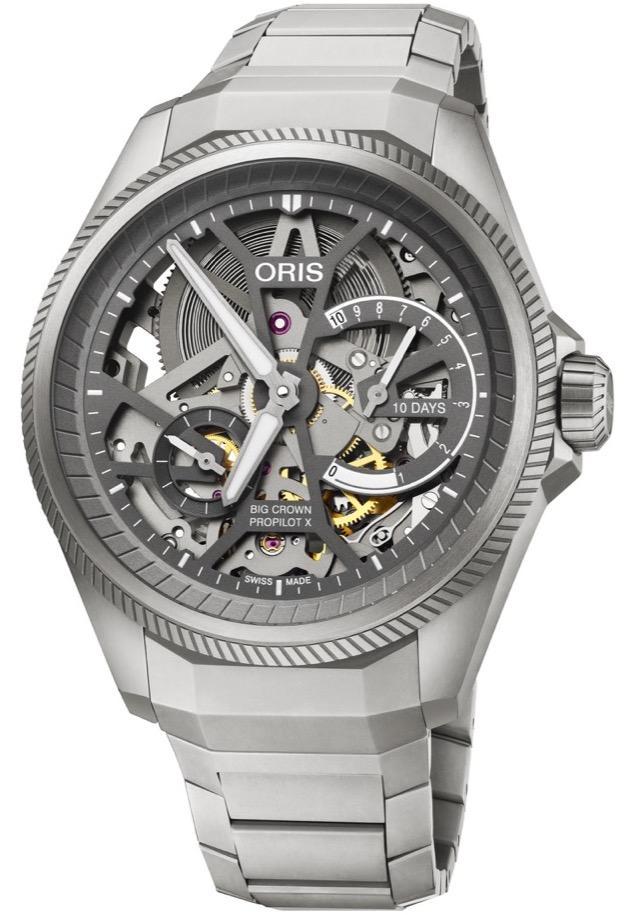 Oris Watch Big Crown ProPilot X Calibre 115 Skeleton Bracelet