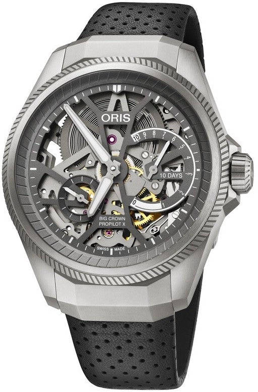 Oris Watch Big Crown ProPilot X Calibre 115 Skeleton Leather - Skeleton