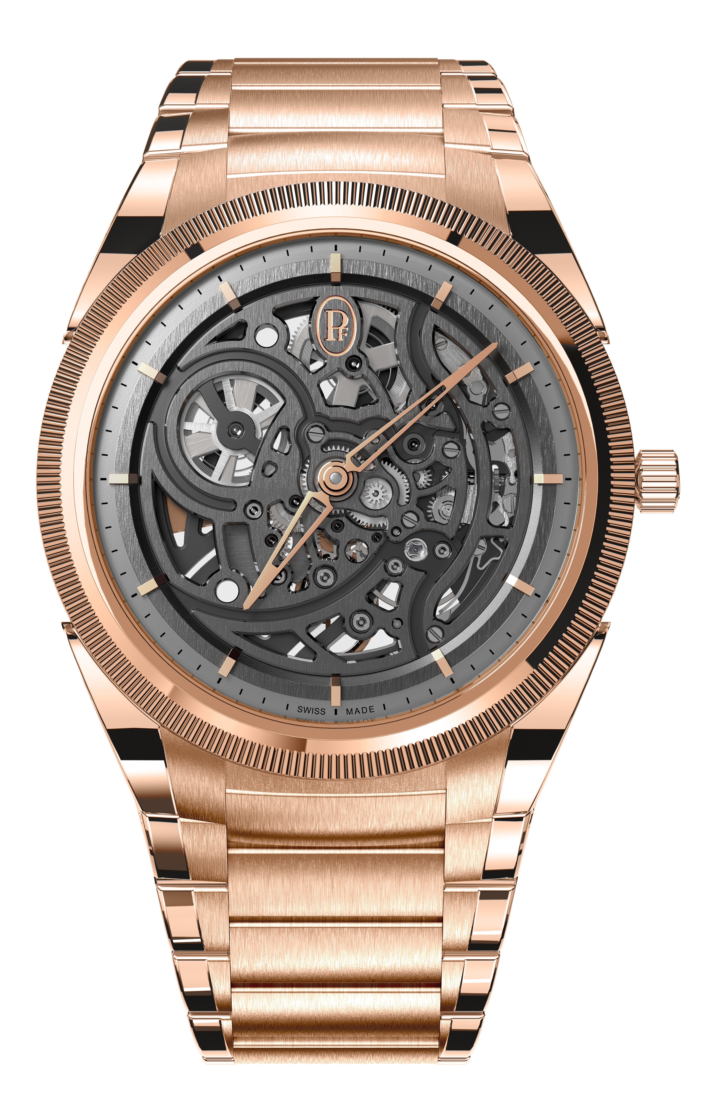 Parmigiani Fleurier Watch Tonda PF Skeleton Rose Gold - Skeleton