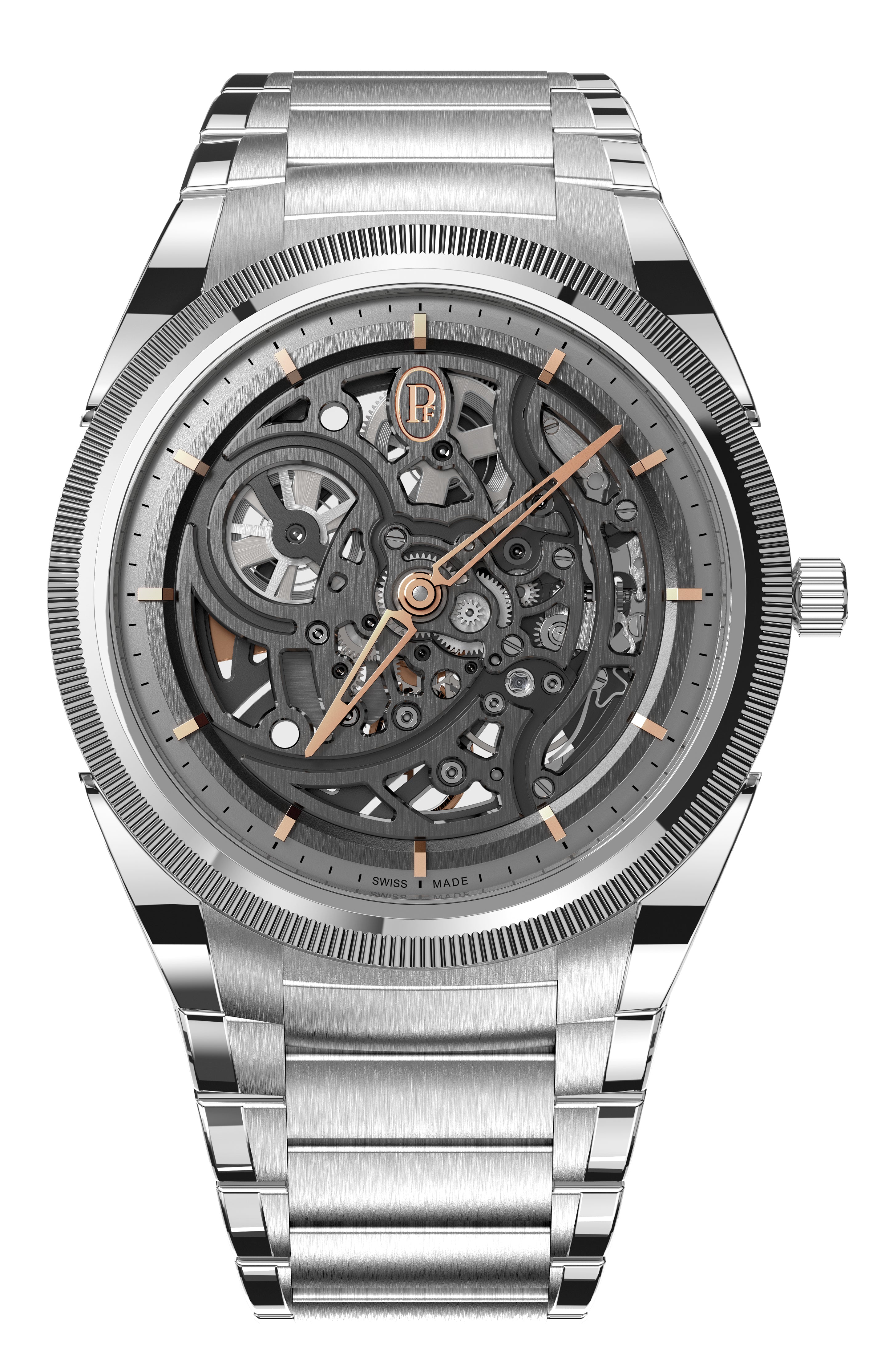 Parmigiani Fleurier Watch Tonda PF Skeleton Steel