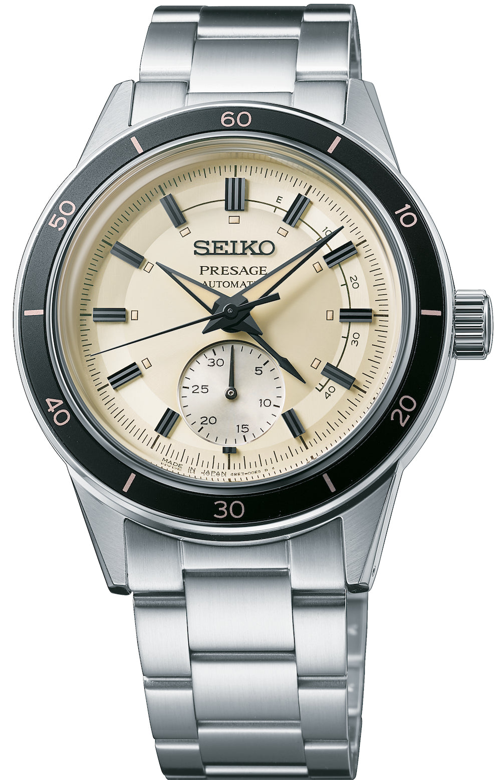 Seiko Presage Watch 60s Style - Black