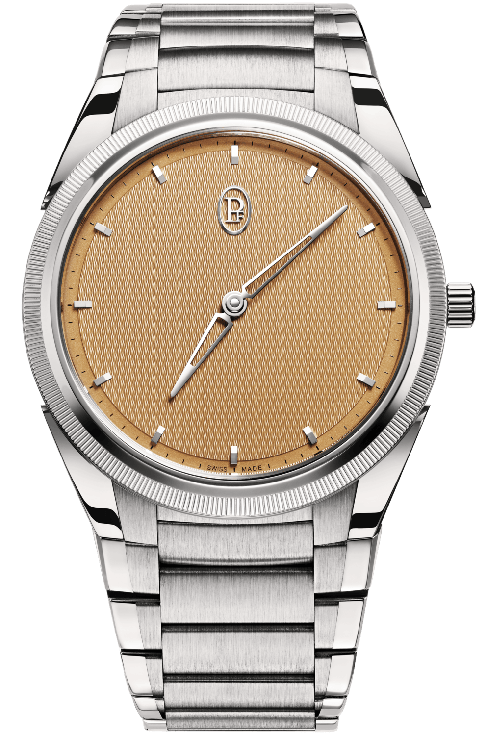 Parmigiani Fleurier Watch Tonda PF Micro Rotor No Date Steel Platinum
