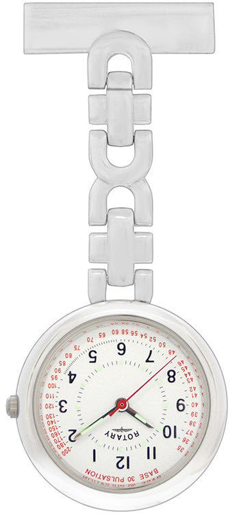 Rotary Fob Watch Nurses White