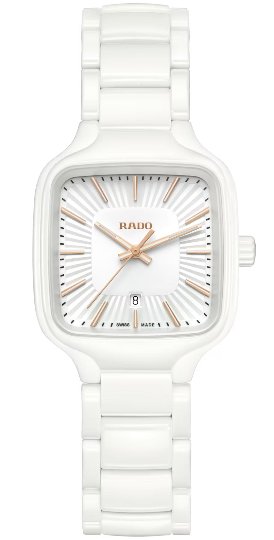 Rado Watch True Square Creamic White Ladies