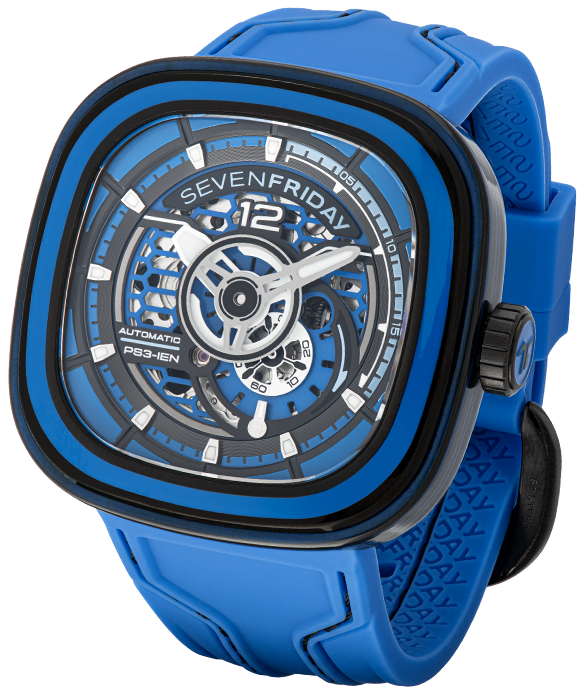 SevenFriday Watch PS3/04 Chromatic Carbon Blue