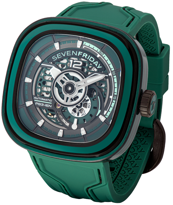 SevenFriday Watch PS3/05 Chromatic Carbon Green