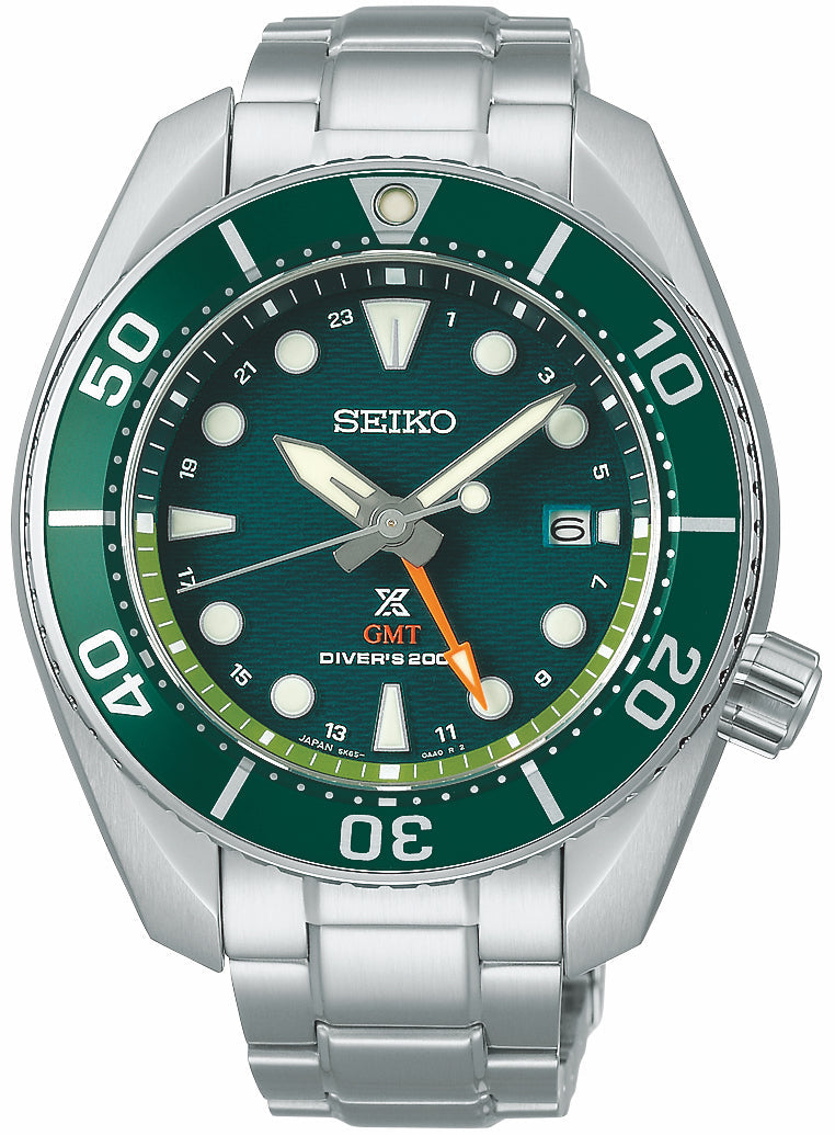 Seiko Watch Prospex Seascape Sumo Solar GMT Diver - Black