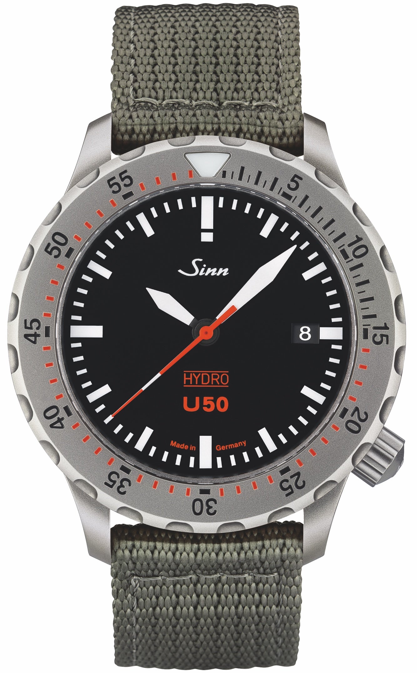 Sinn Watch U50 Hydro Textile Olive Grey