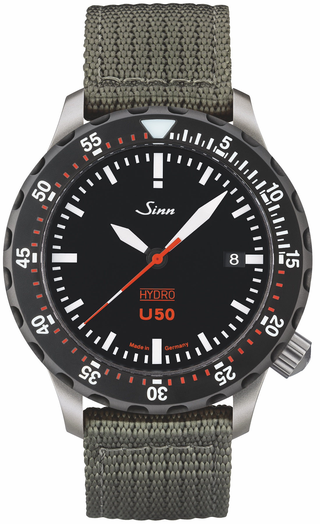 Sinn Watch U50 Hydro SDR Textile Olive Grey
