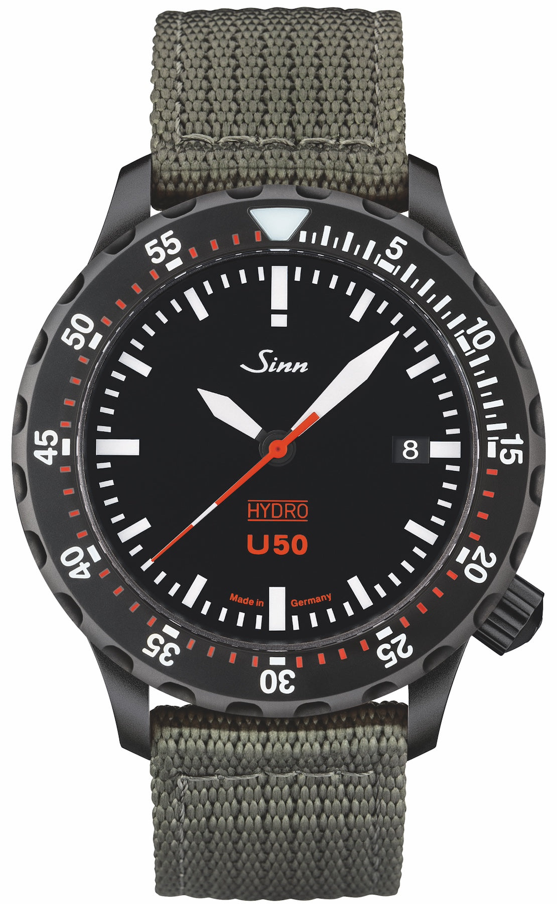 Sinn Watch U50 Hydro S Textile Olive Grey