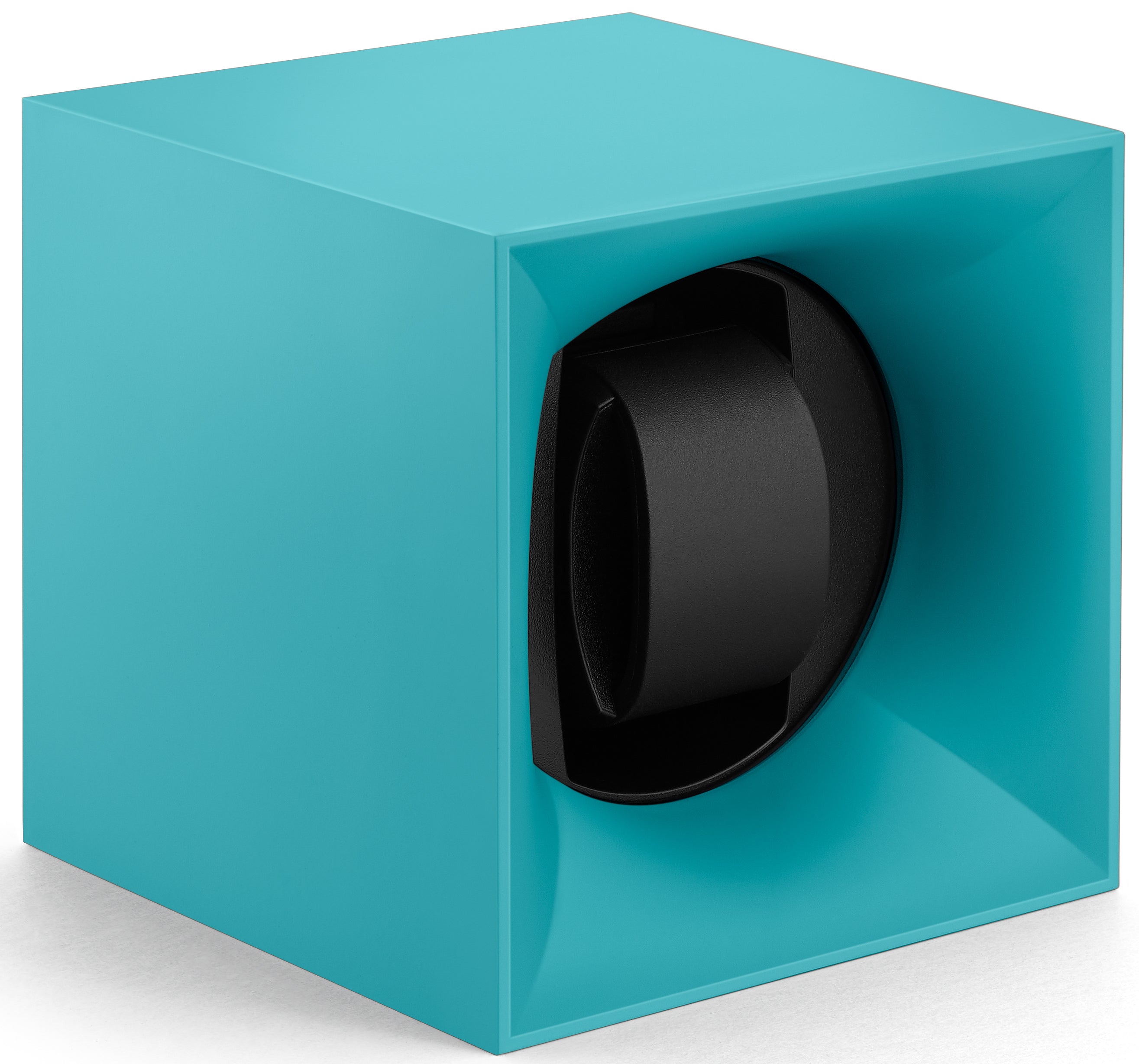 Swiss Kubik Watch Winder Single Startbox Aqua Blue - Blue