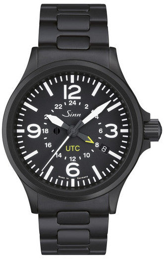 Sinn Watch 856 S UTC PVD Bracelet - Black