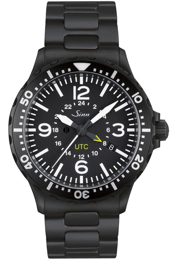 Sinn Watch 857 S UTC PVD Bracelet - Black