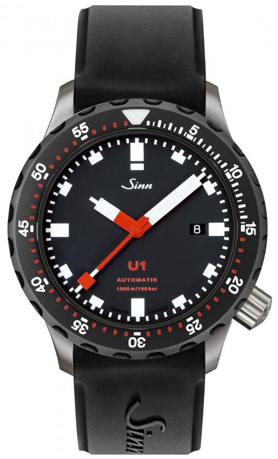 Sinn Watch U1 SDR Rubber - Black