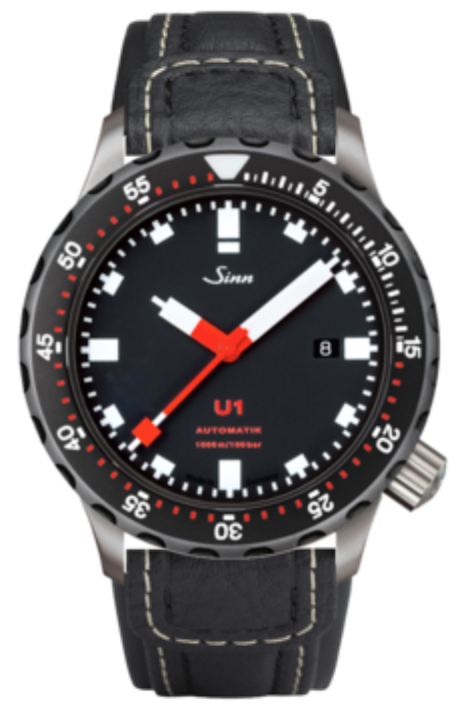 Sinn Watch U1 SDR Leather - Black