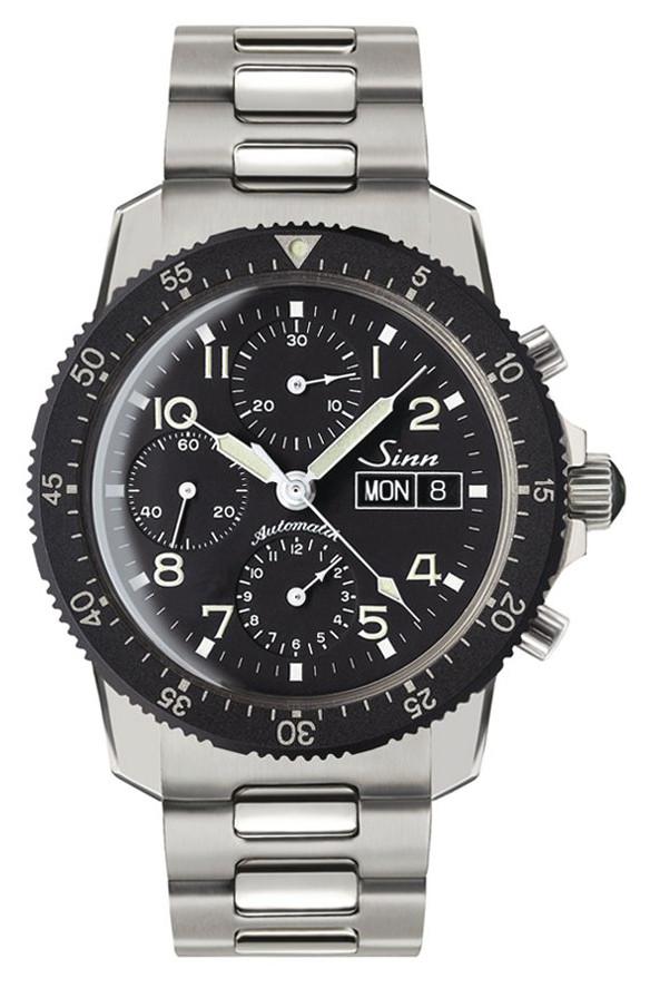 Sinn Watch Flieger Chronograph 103 St Bracelet - Black