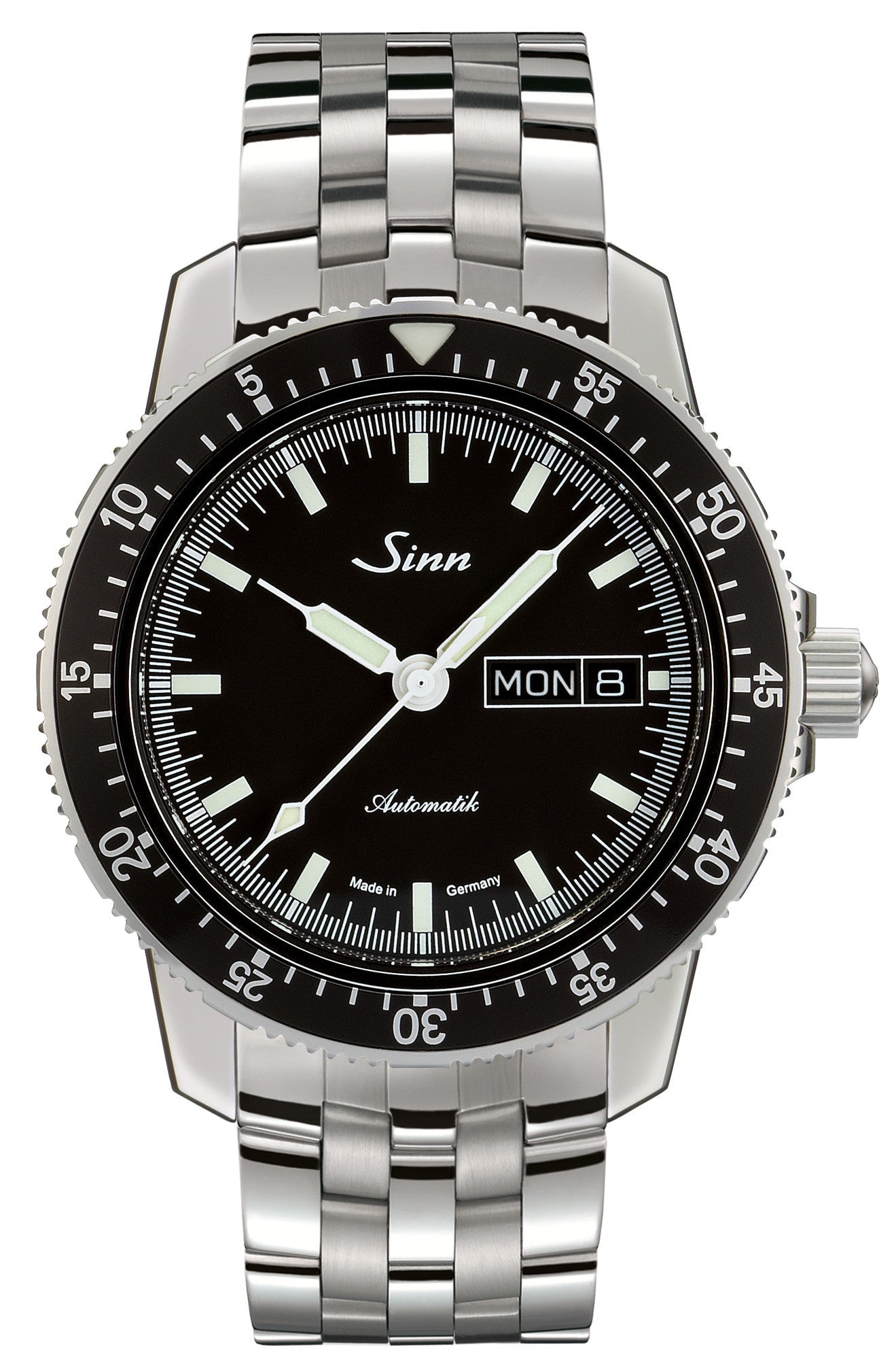 Sinn Watch 104 St Sa I Fine Link Bracelet - Black