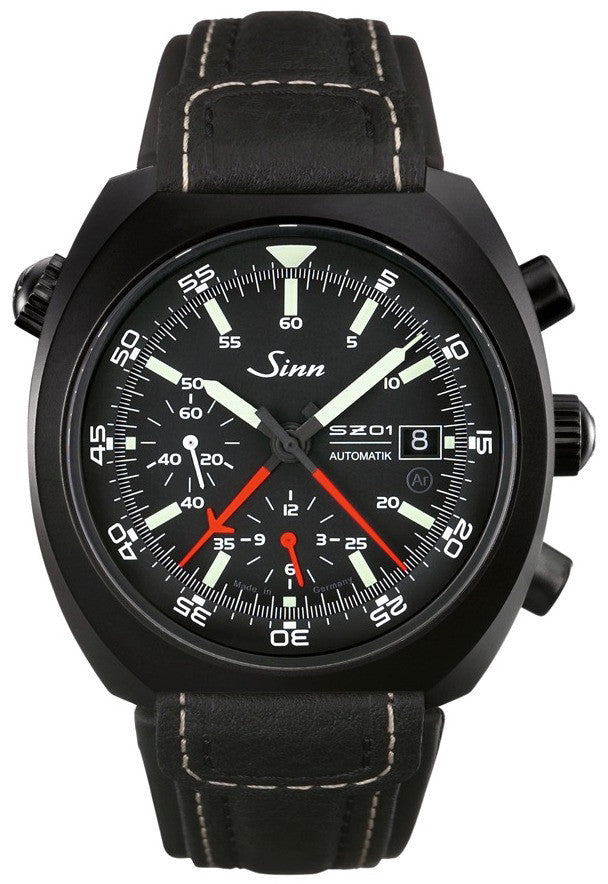 Sinn Watch 140 St S Leather Strap - Black