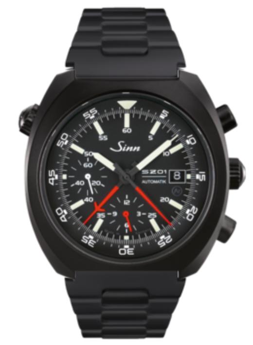 Sinn Watch 140 St S PVD Bracelet - Black