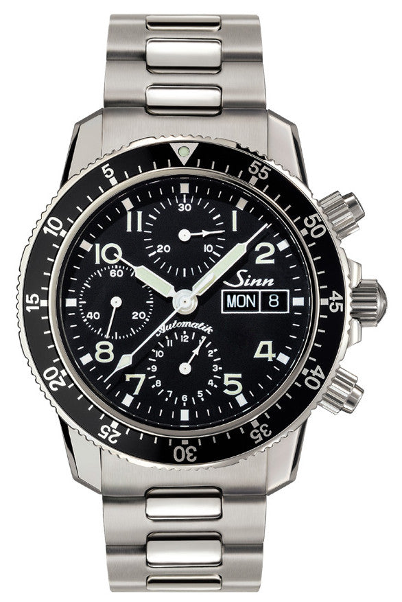Sinn Watch Flieger Chronograph 103 St Sa Bracelet - Black