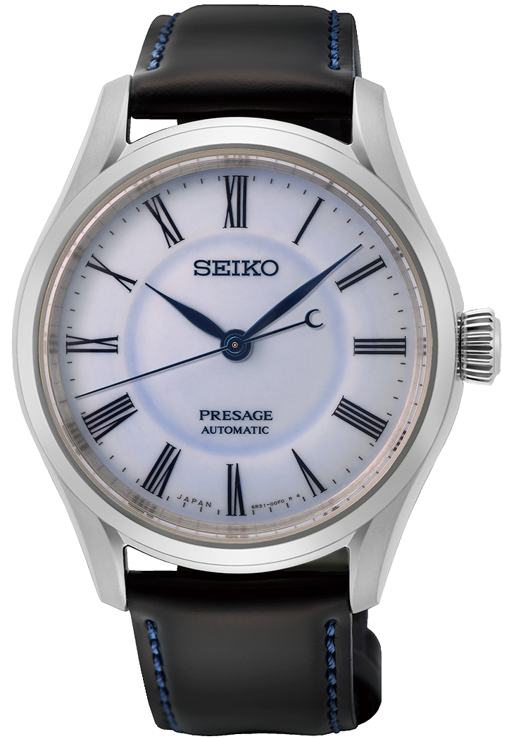 Seiko Presage Watch Rurizome Arita Porcelain Dial - White