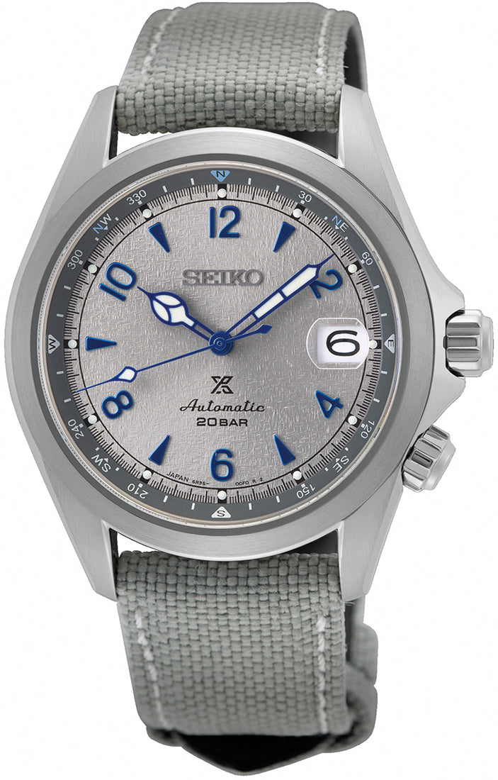 Seiko Watch Prospex Alpinist Rock Face Europe Exclusive Limited Edition - Silver