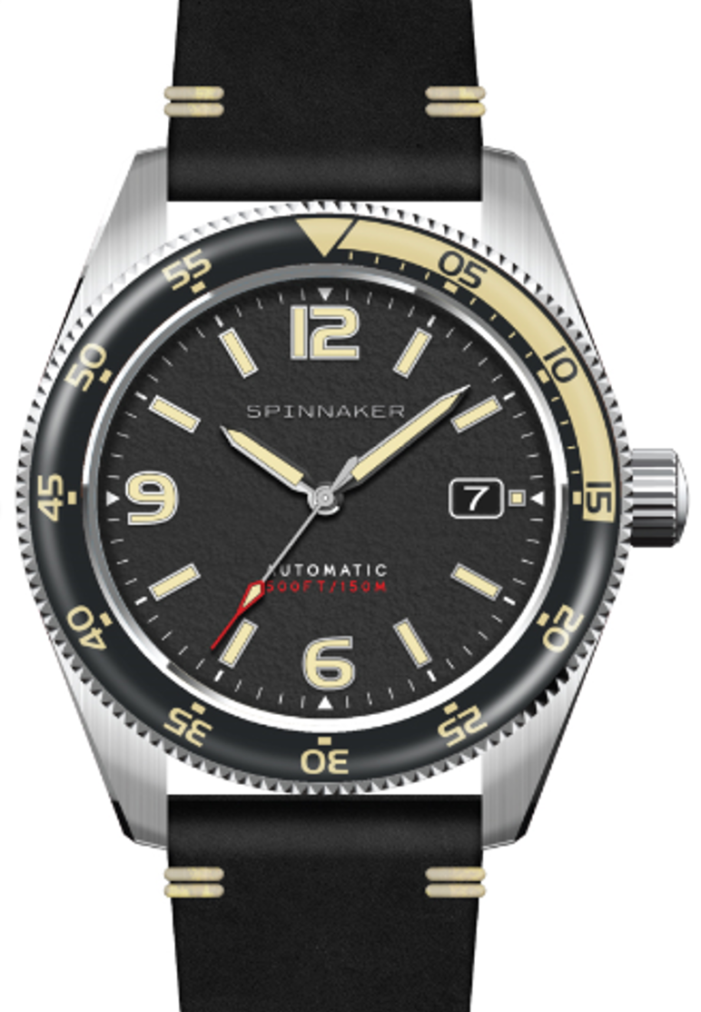 Spinnaker Watch Fleuss - Black