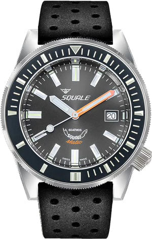 Squale Watch Matic Grey Rubber