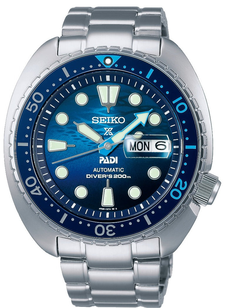 Seiko Watch Prospex Great Blue King Turtle PADI