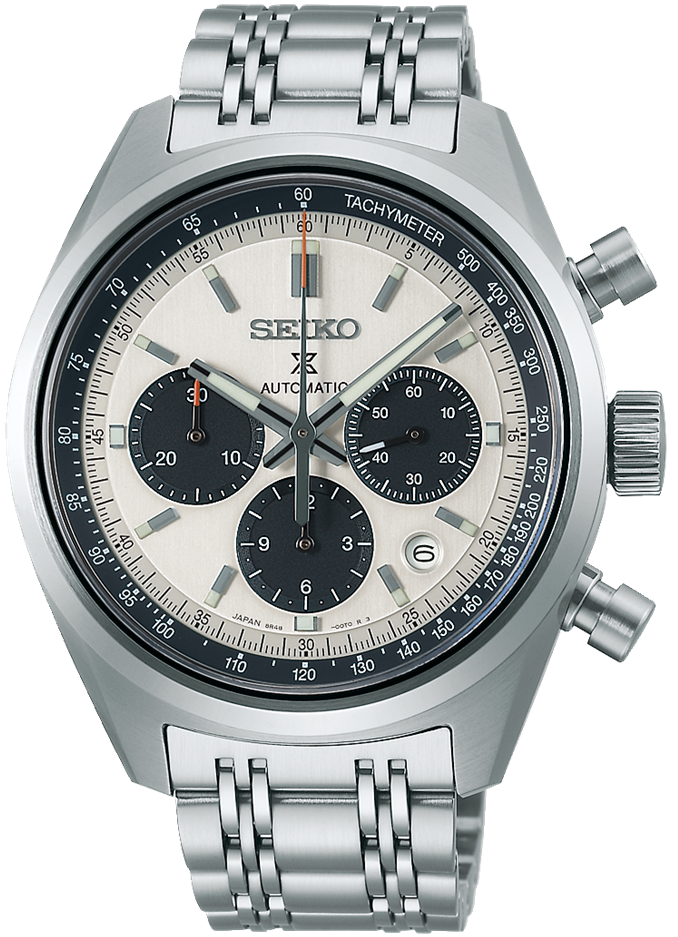 Seiko Watch Prospex Speedtimer Panda 1972 Chronograph Re-Interpretation