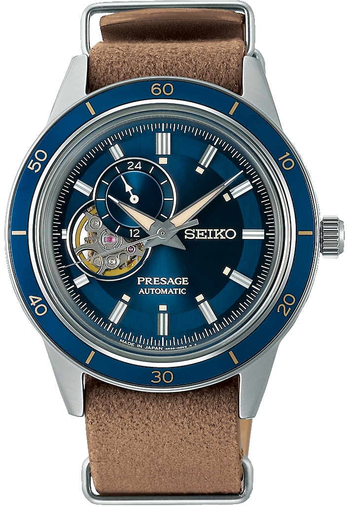 Seiko Presage Watch 60s Style Denim - Blue
