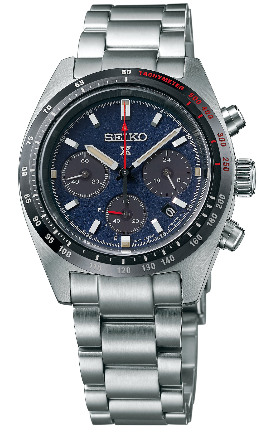 Seiko Watch Prospex Speedtimer Chronograph Solar 1969 Recreation - Blue