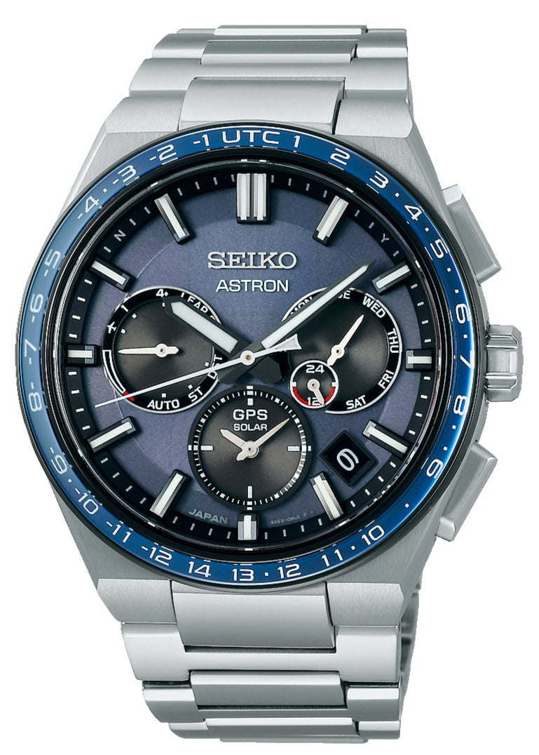 Seiko Astron Watch GPS Solar Solidity - Blue