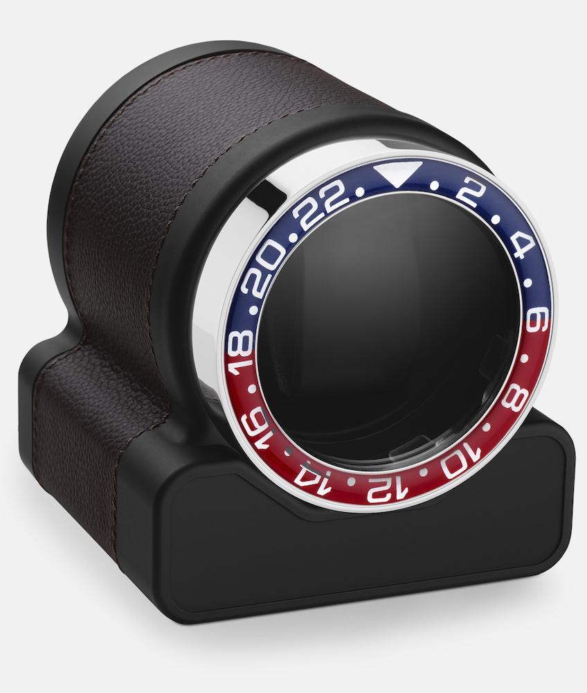Scatola del Tempo Watch Winder Rotor One Chocolate Pepsi Bezel - Black