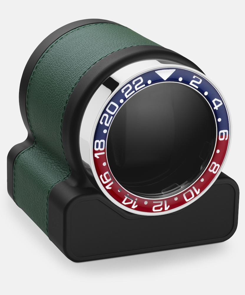 Scatola del Tempo Watch Winder Rotor One Green Pepsi Bezel - Black