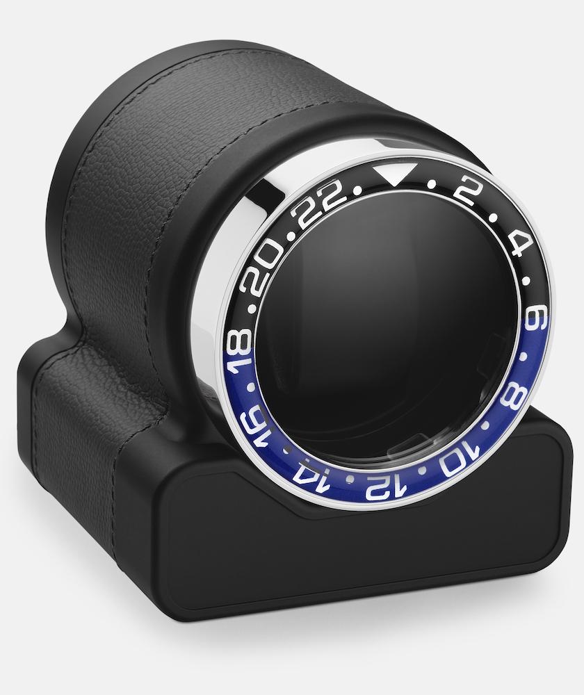 Scatola del Tempo Watch Winder Rotor One Grey Batman Bezel - Black