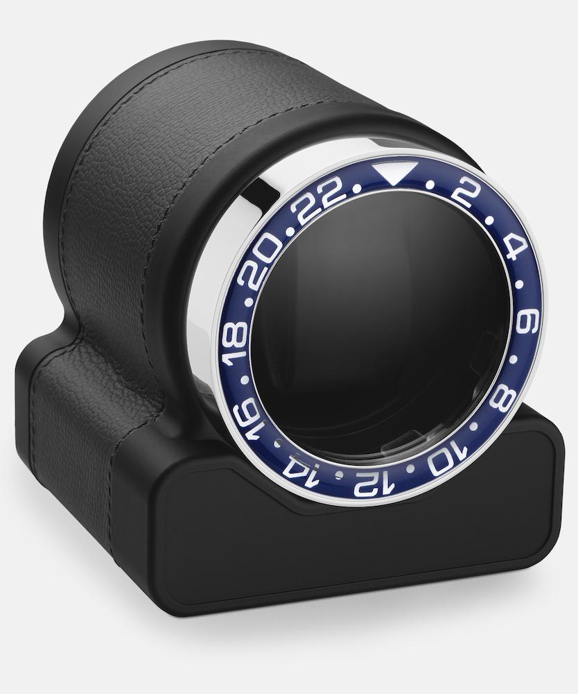 Scatola del Tempo Watch Winder Rotor One Grey Blue Bezel - Black