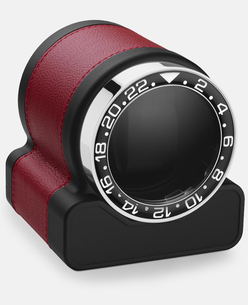Scatola del Tempo Watch Winder Rotor One Red Black Bezel - Black
