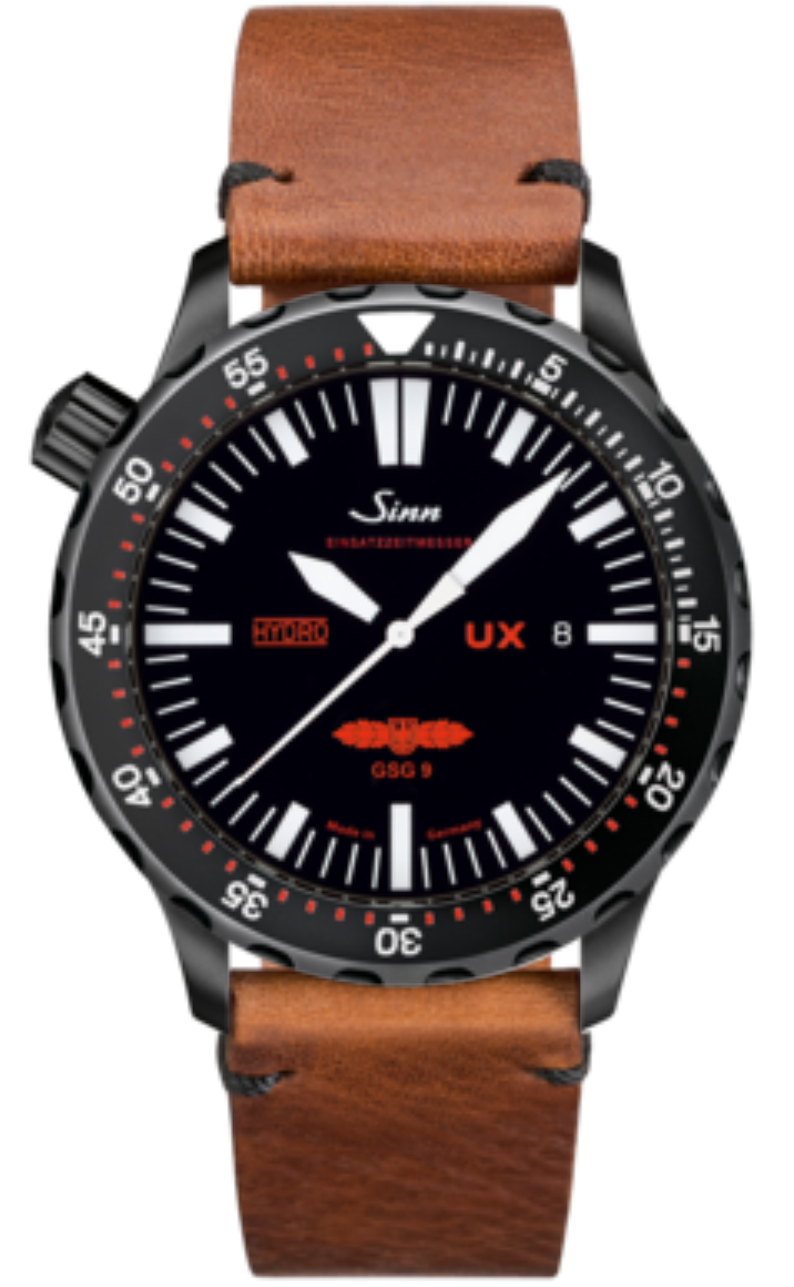 Sinn Watch UX S GSG 9 EZM 2B Vintage Cowhide Brown - Black