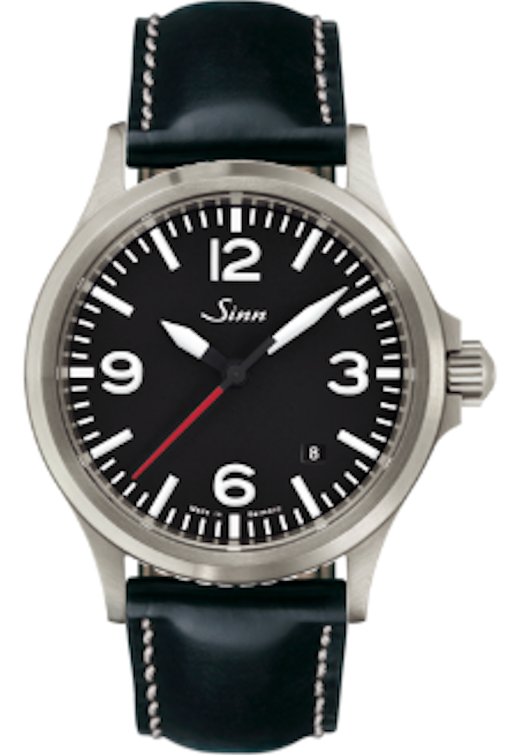 Sinn Watch 556 A RS Black Cowhide Leather