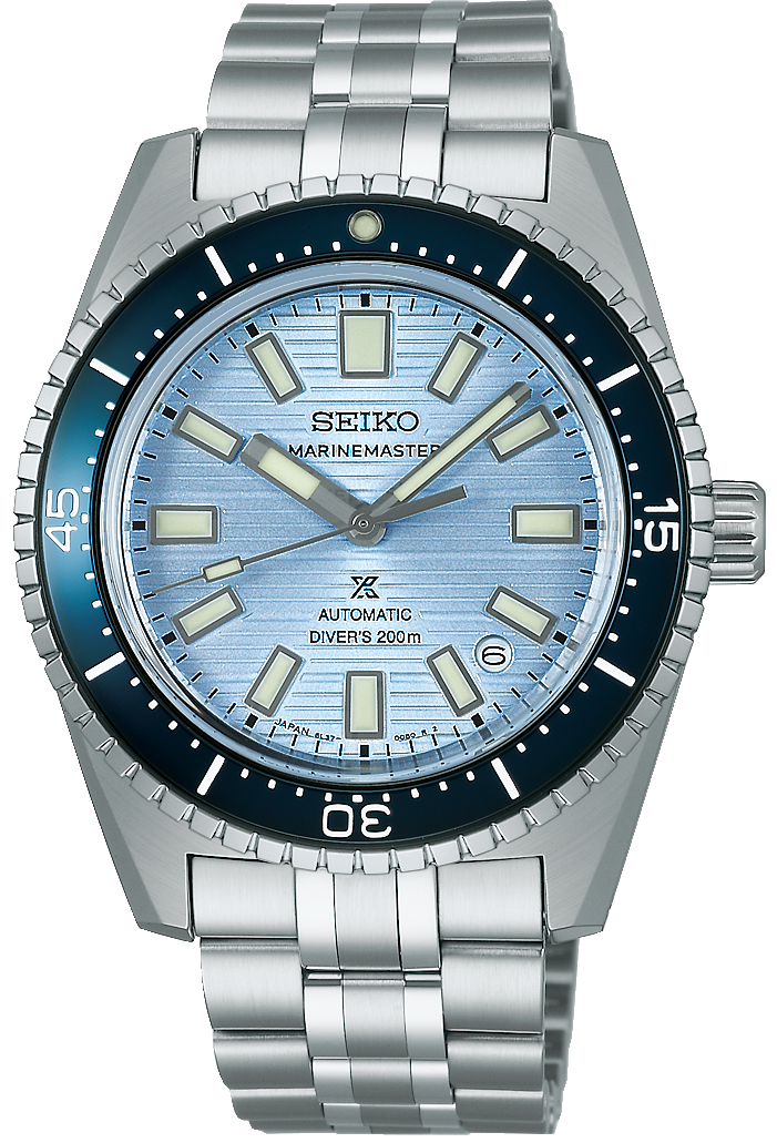 Seiko Watch Prospex Clearwater Blue Marinemaster 1965 Reinterpretation Diver