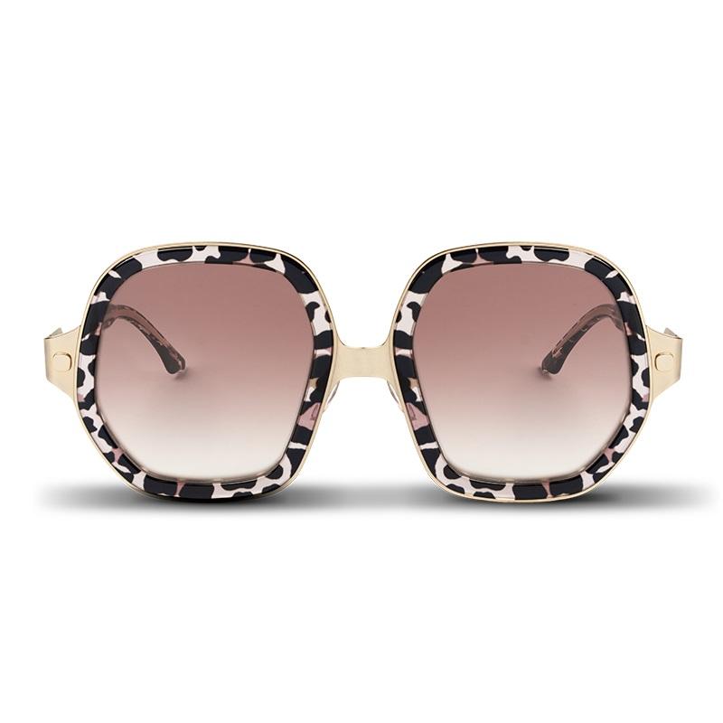 SevenFriday Sunglasses Upper Bridge Cheetah - brown