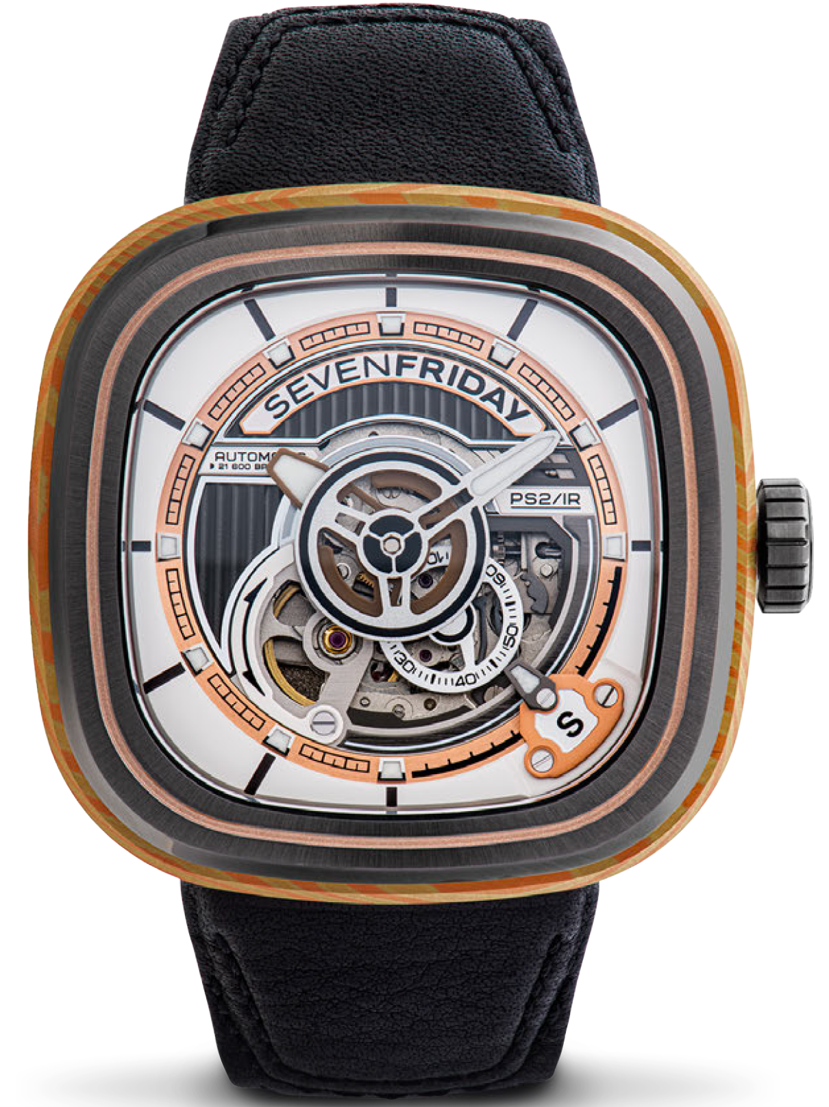 SevenFriday Watch PS2/02 Cuxedo - White