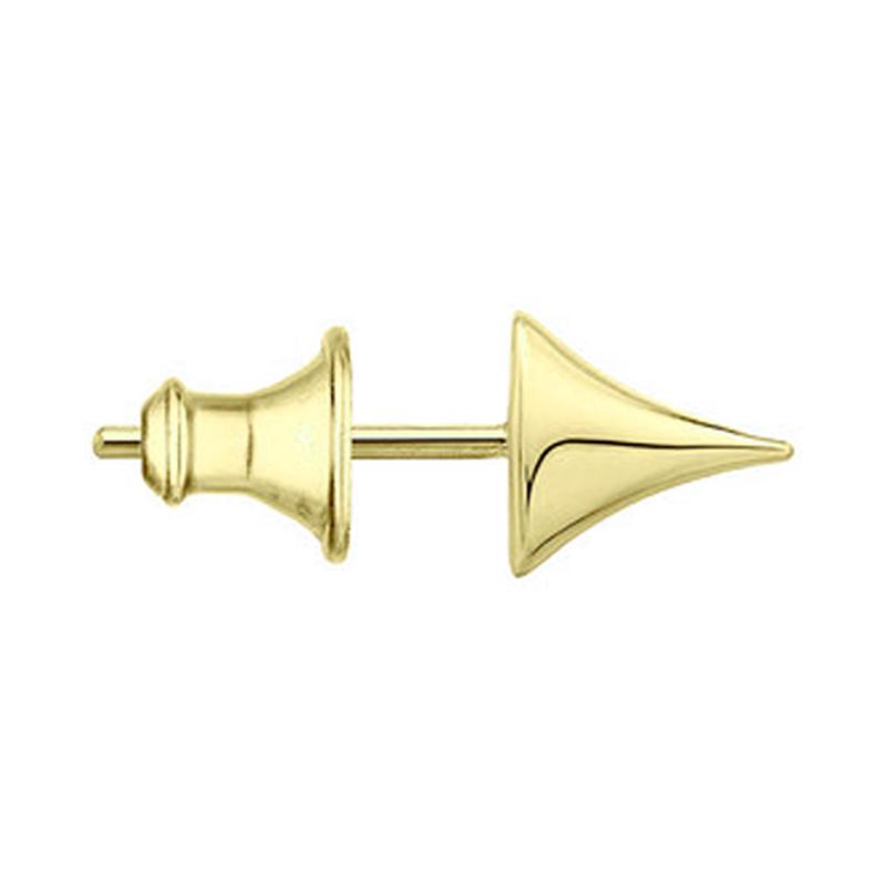 Shaun Leane Rose Thorn Single 18ct Yellow Gold Plated Sterling Silver Small Stud Earring - Yellow Gold